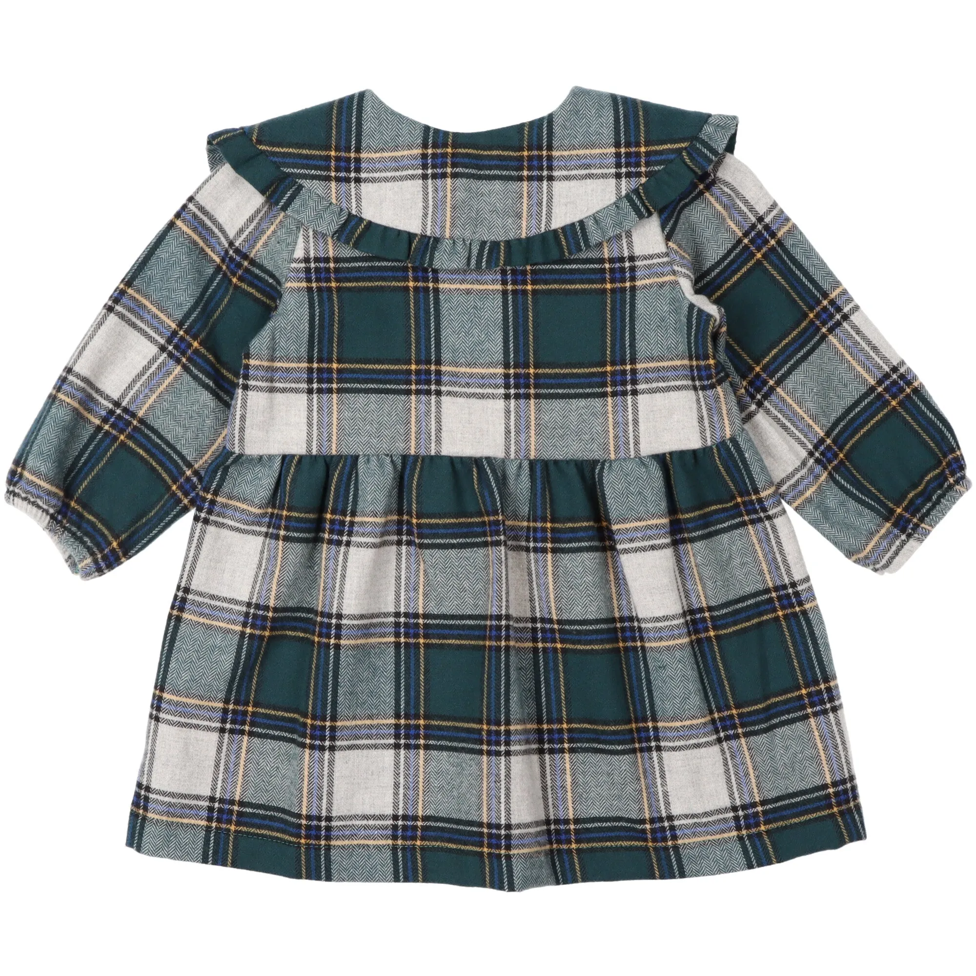Abito in tartan verde