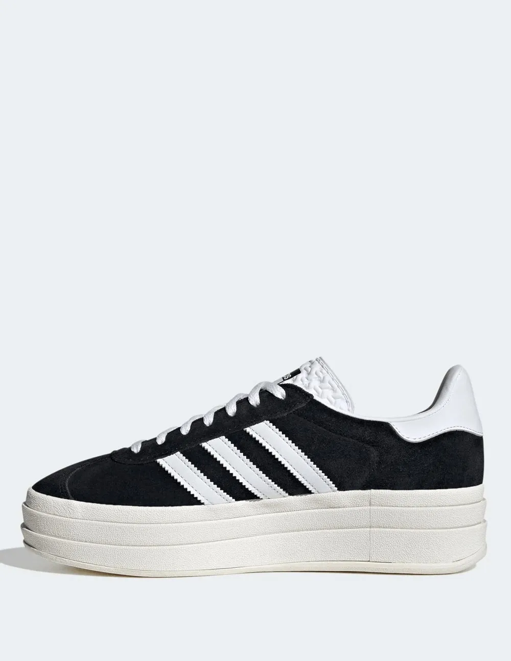 adidas Gazelle Bold Negras y Blancas Mujer