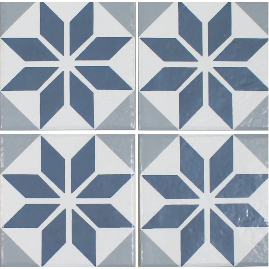 Azul, 6" x 6" - Porcelain Tile