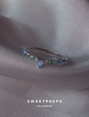 Azul Almond Ring - Silver
