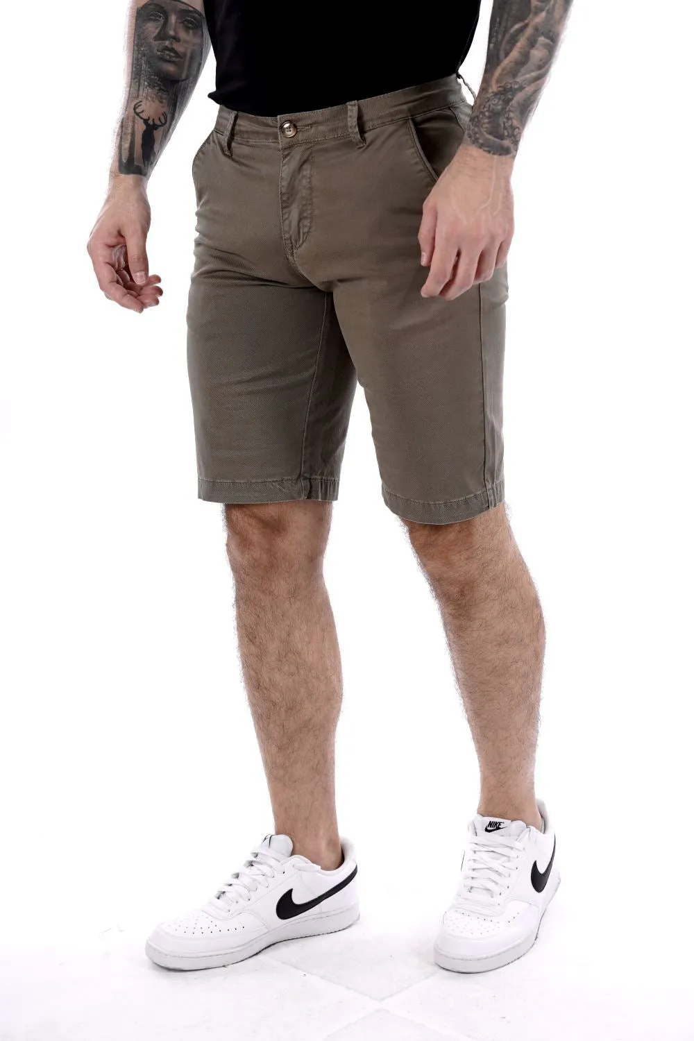 Bermuda TAKE TWO da Uomo - verde UKE4849MILITARE