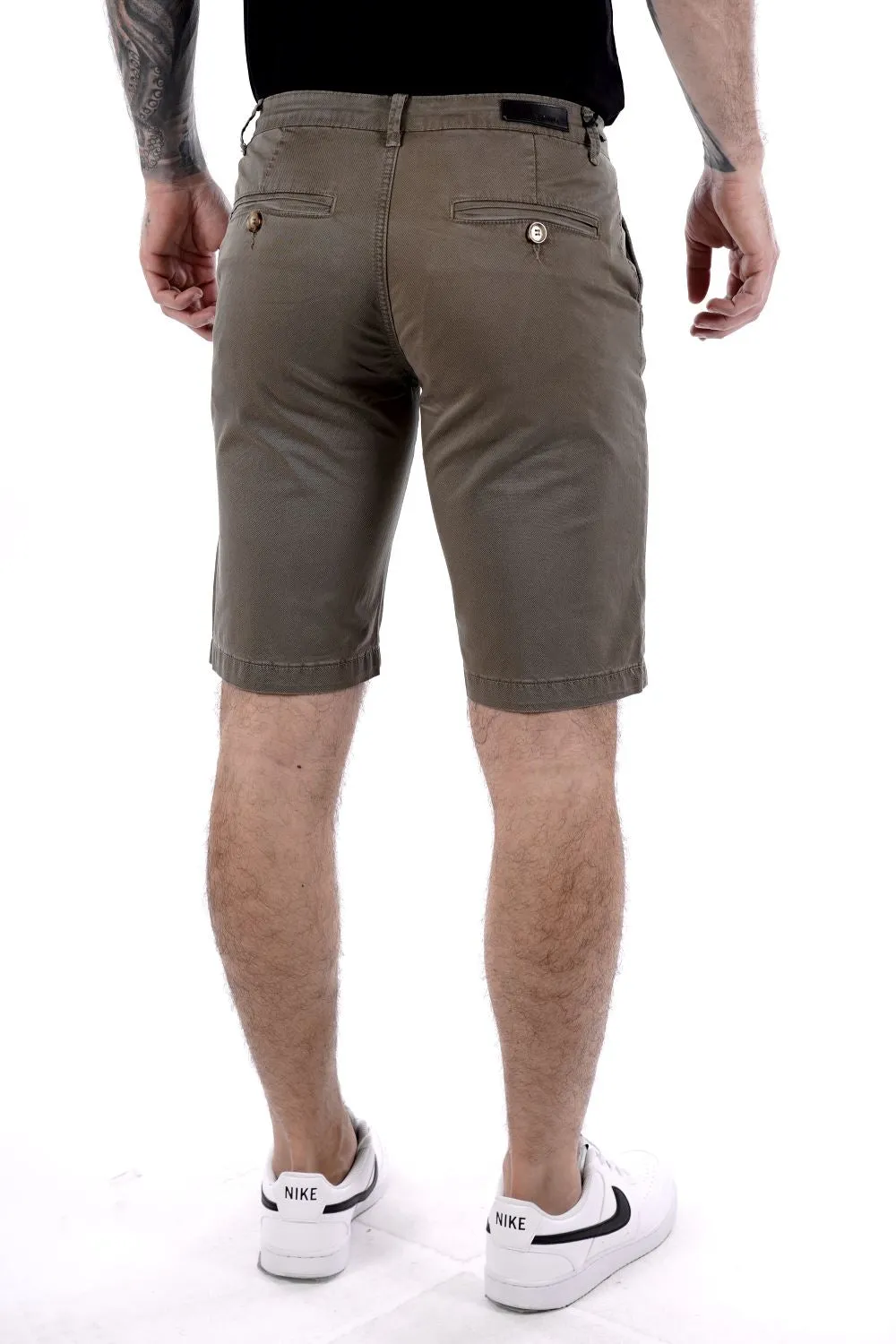 Bermuda TAKE TWO da Uomo - verde UKE4849MILITARE