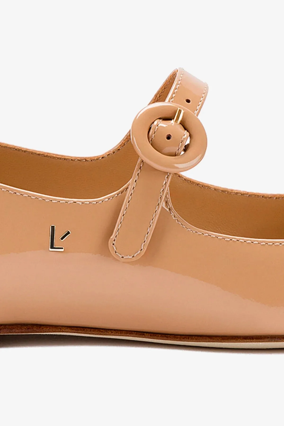 Blair Ballet Flat In Tan Leather
