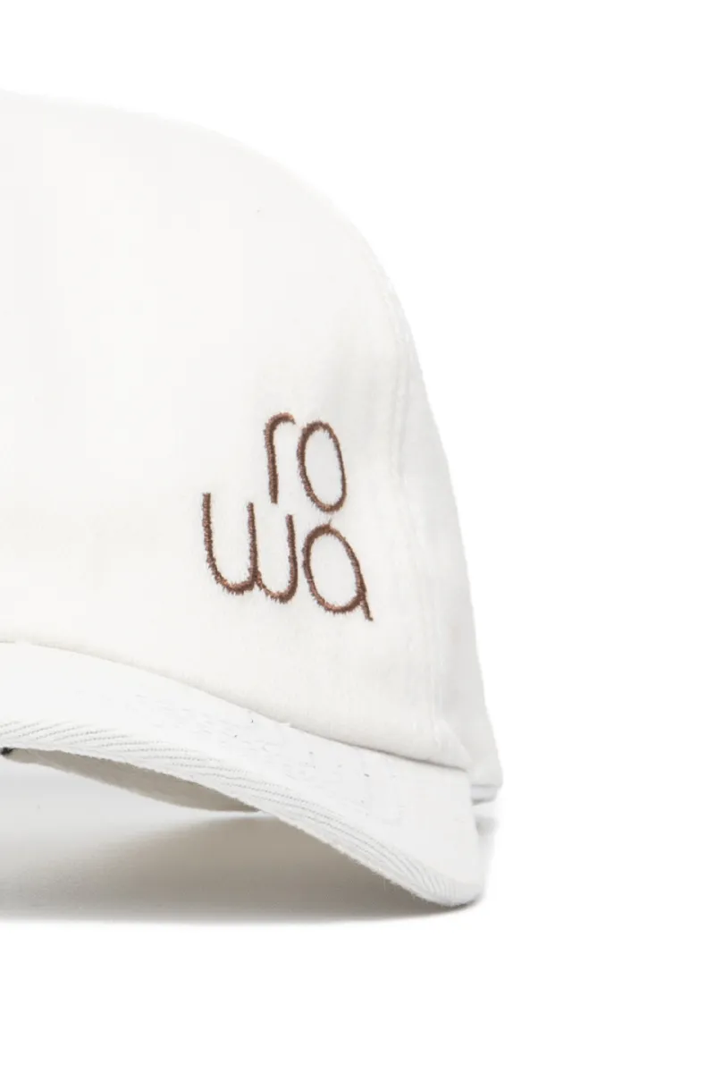 Boné bordado Girly - Off White
