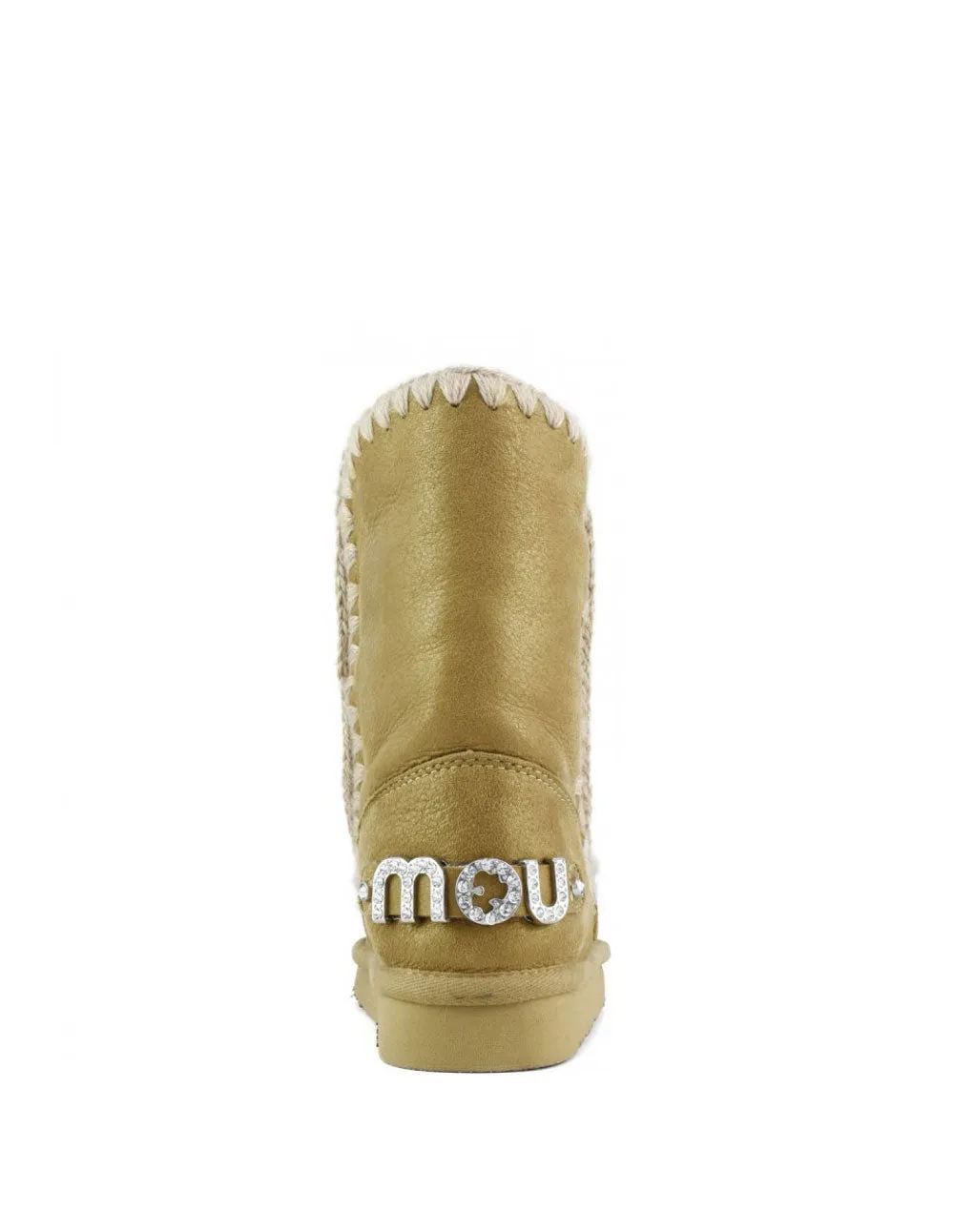 Botas MOU Eskimo 24 Rhinestones Logo Marrones Mujer