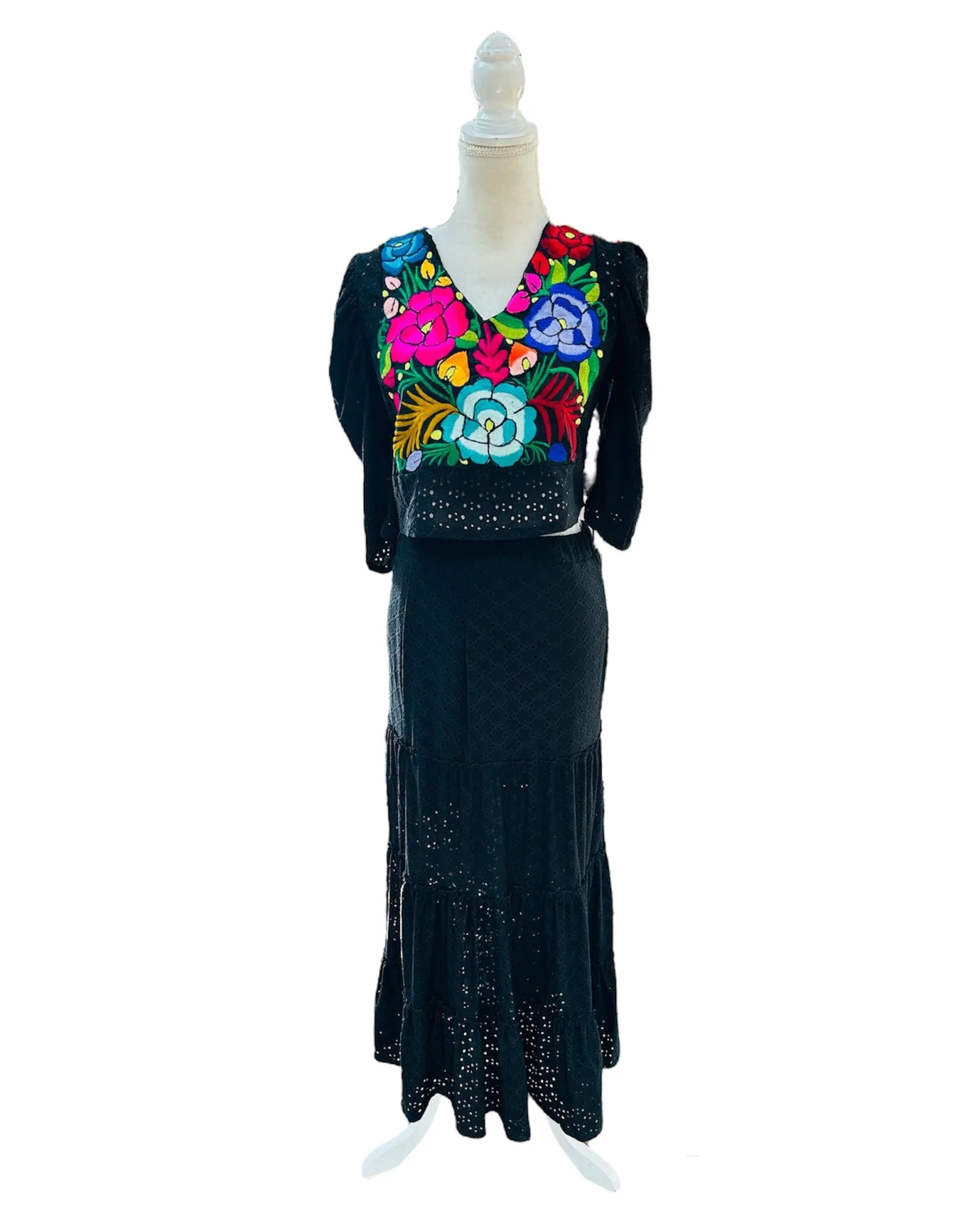 Catalina Embroidered Two Piece