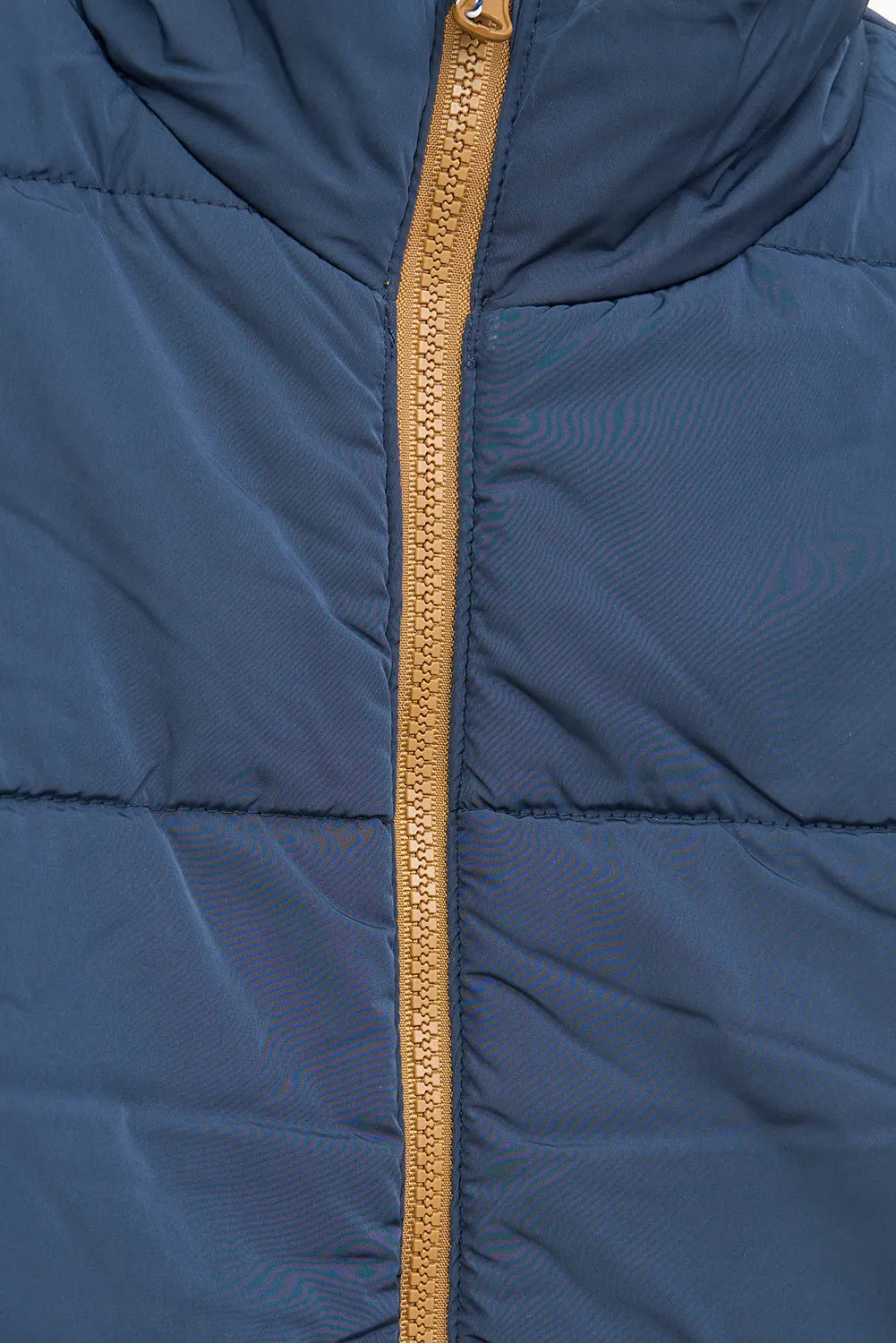 Chaleco polar/nylon reversible