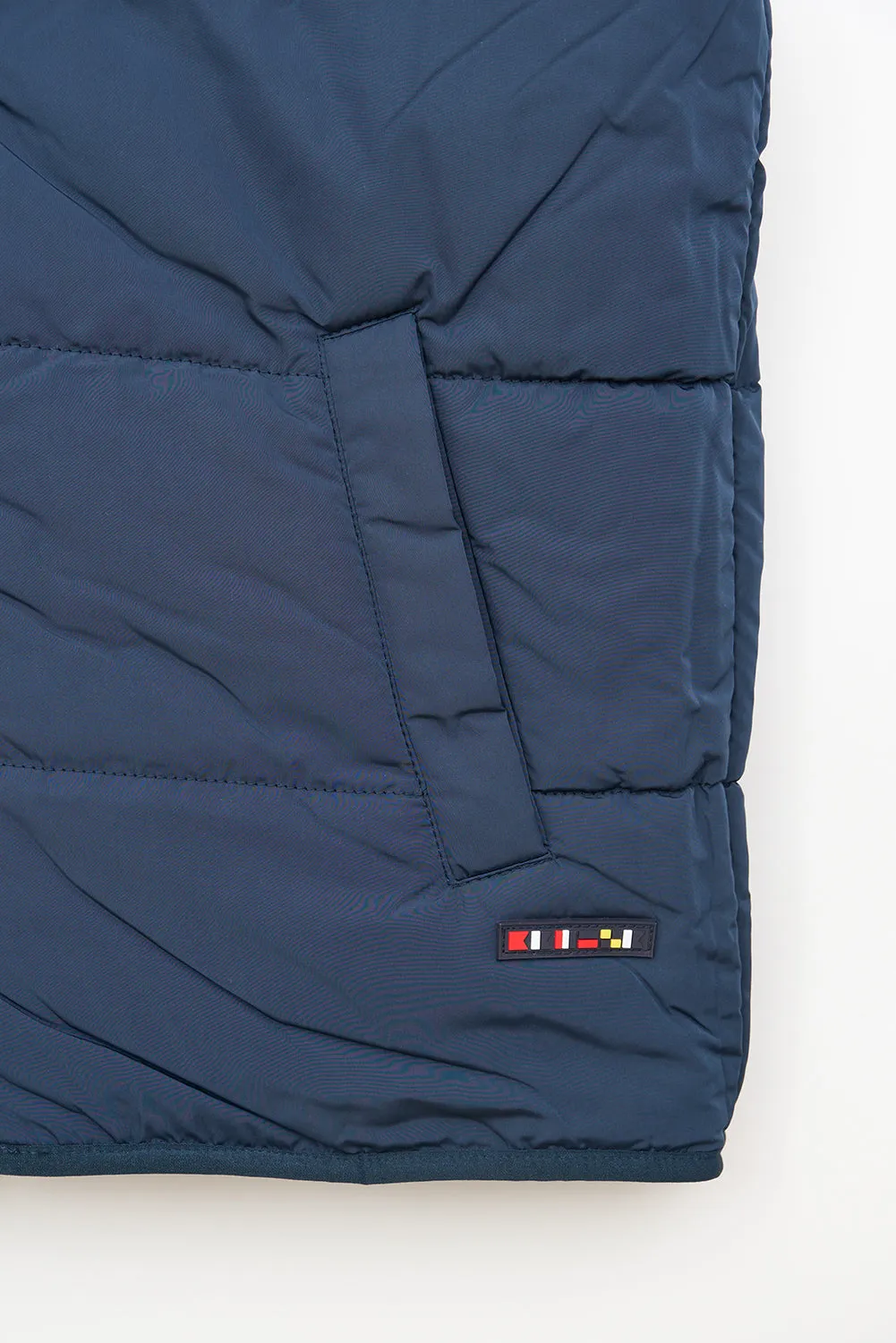 Chaleco polar/nylon reversible