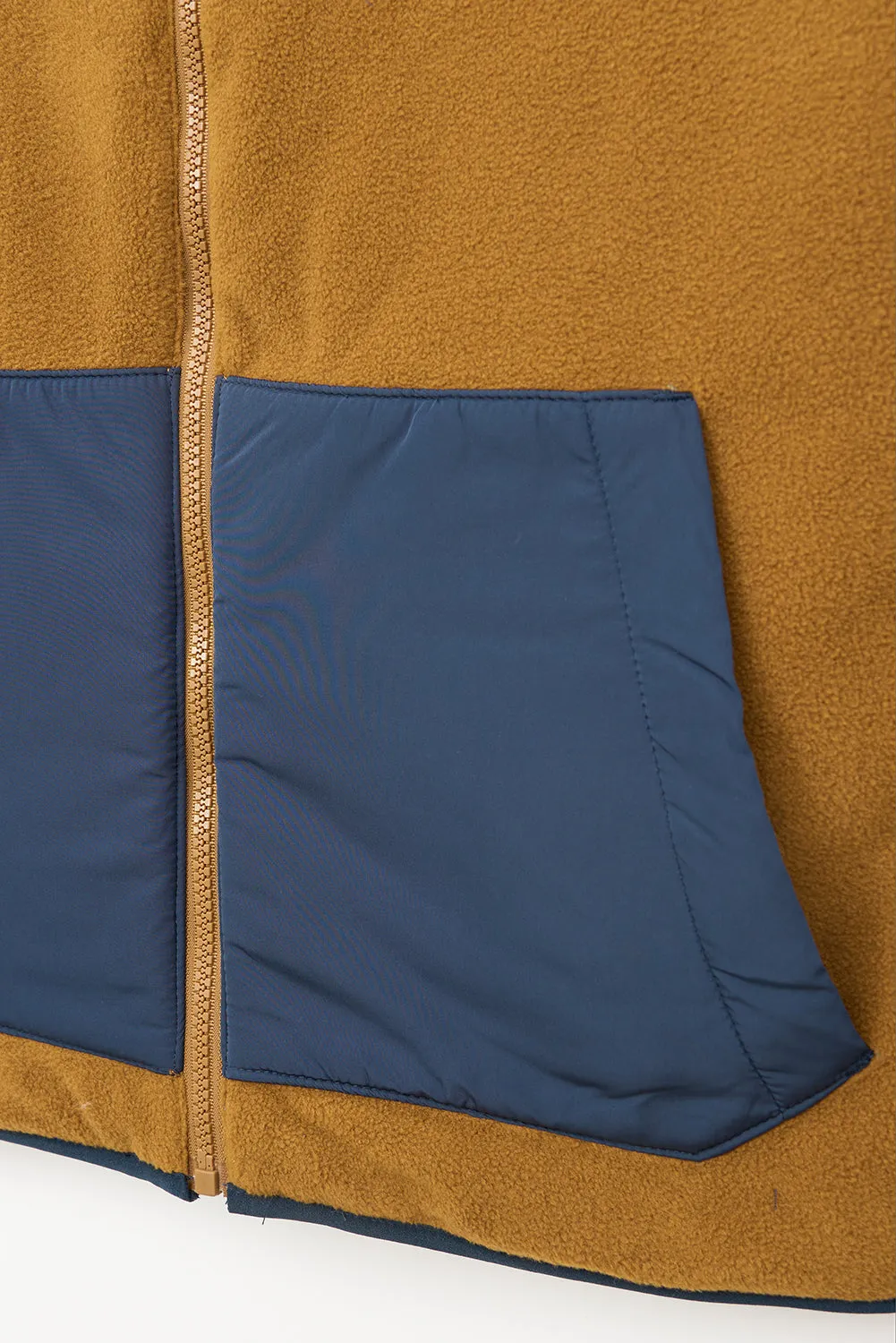 Chaleco polar/nylon reversible