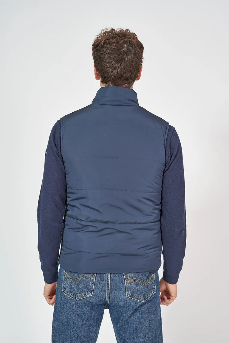 Chaleco polar/nylon reversible