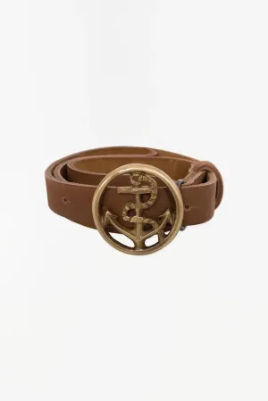 Cinturón de piel con hebilla de metal - D6938