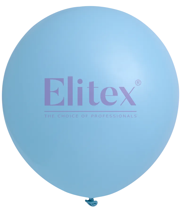 Elitex 24" Pastel Baby Blue Latex Balloons 5ct