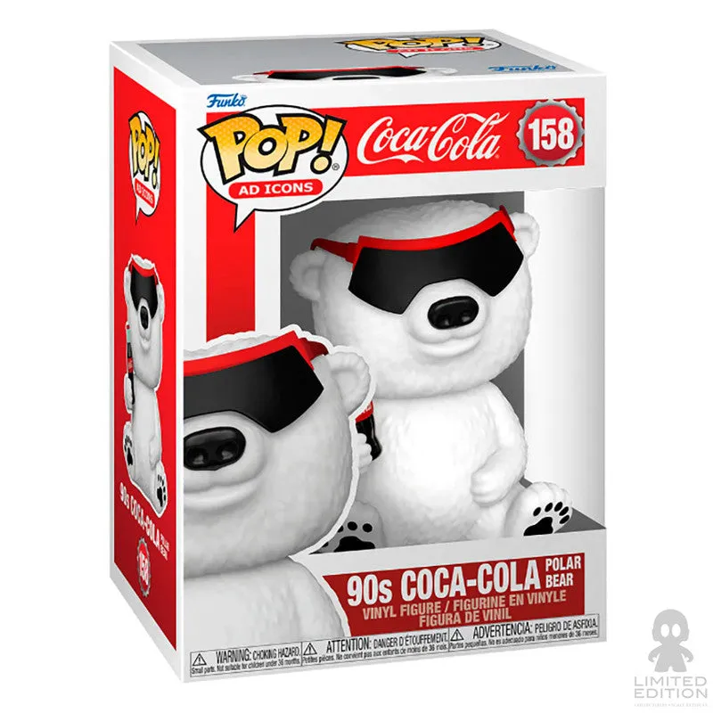 Funko Pop 90S Coca-Cola Polar Bear 158 By Coca-Cola - Limited Edition