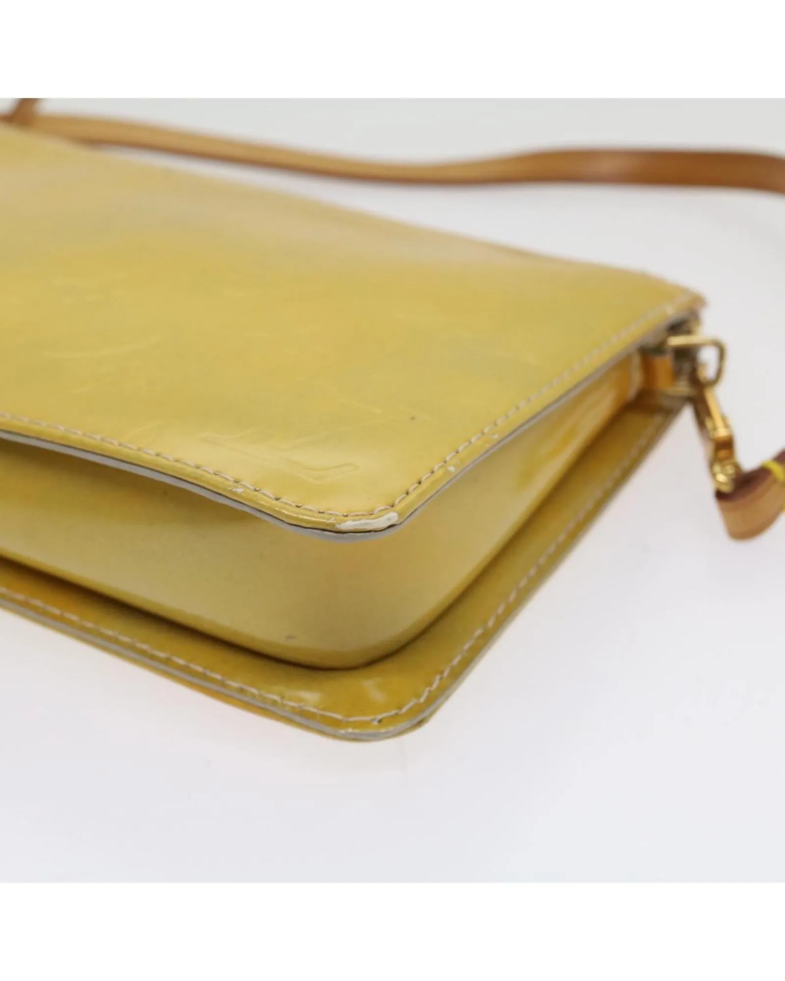 Gris Patent Leather Accessory Pouch - BC Rank