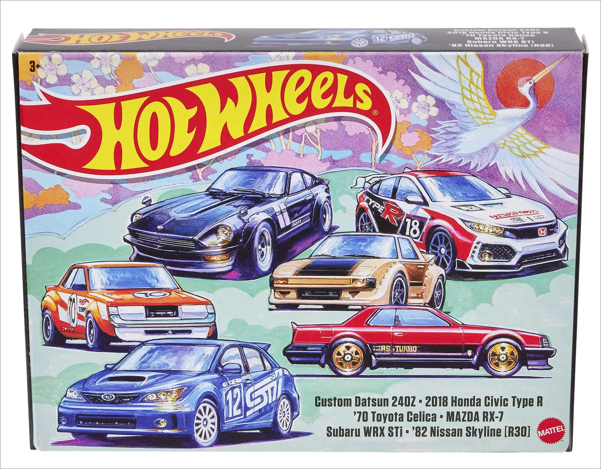 Hot Wheels Collector Veículo de Brinquedo Bundle japonês/europeu