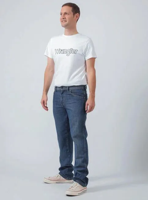 Jeans Hombre Texas Tiro Medio Azul