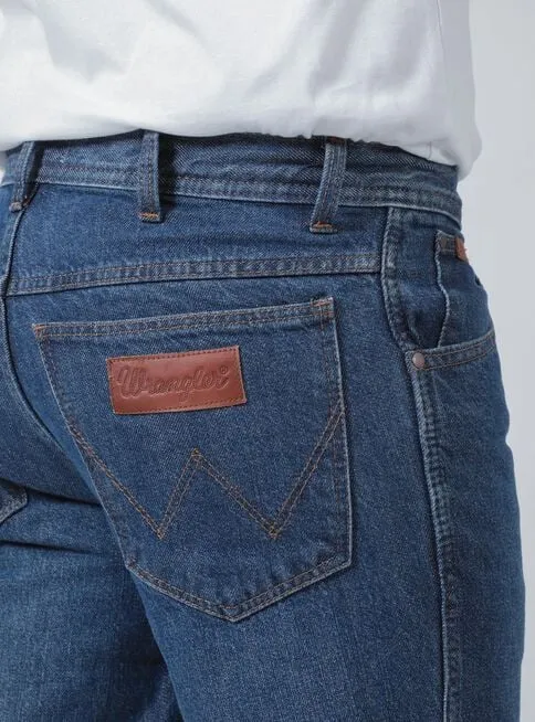 Jeans Hombre Texas Tiro Medio Azul