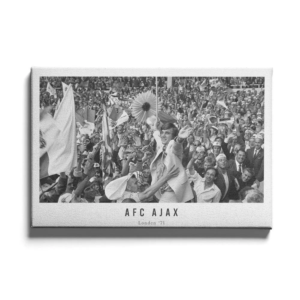 Krol tussen AFC Ajax supporters '71