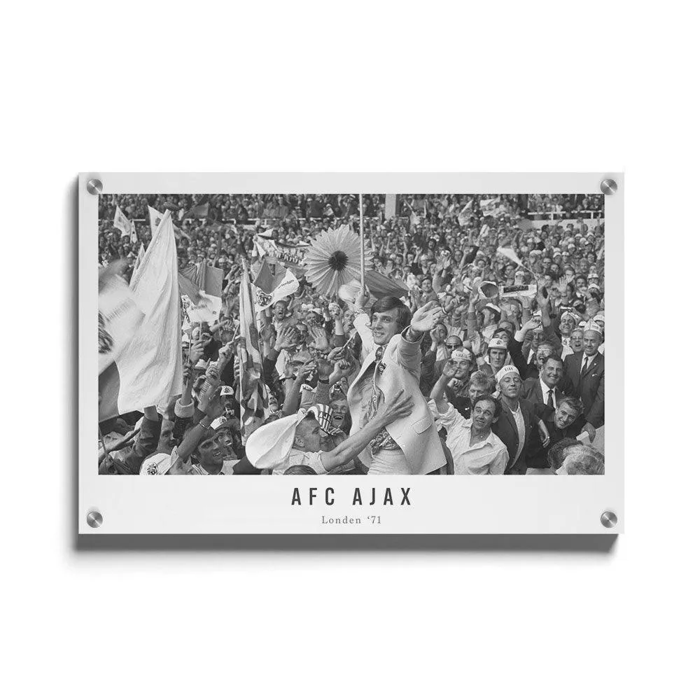 Krol tussen AFC Ajax supporters '71
