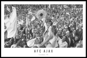 Krol tussen AFC Ajax supporters '71