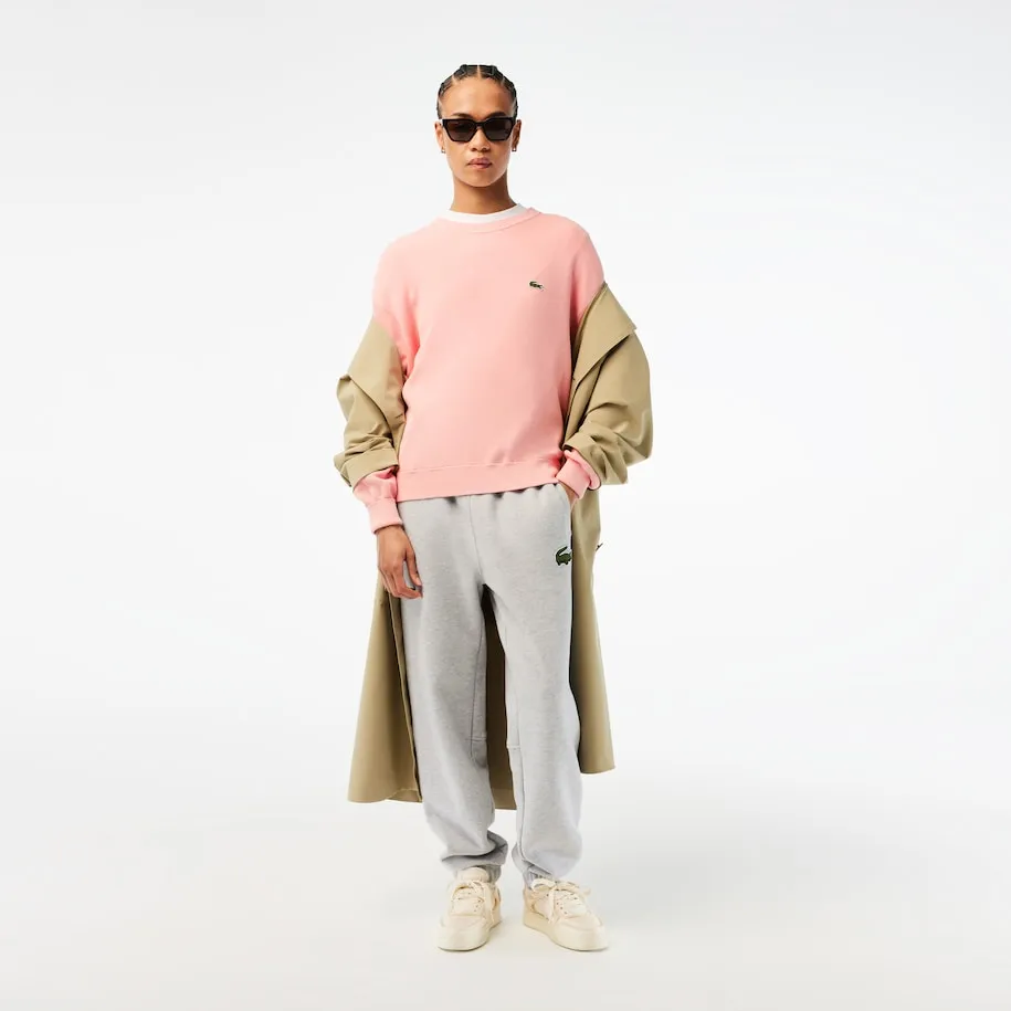 LACOSTE - Pullover da donna con collo rotondo in cotone biologico