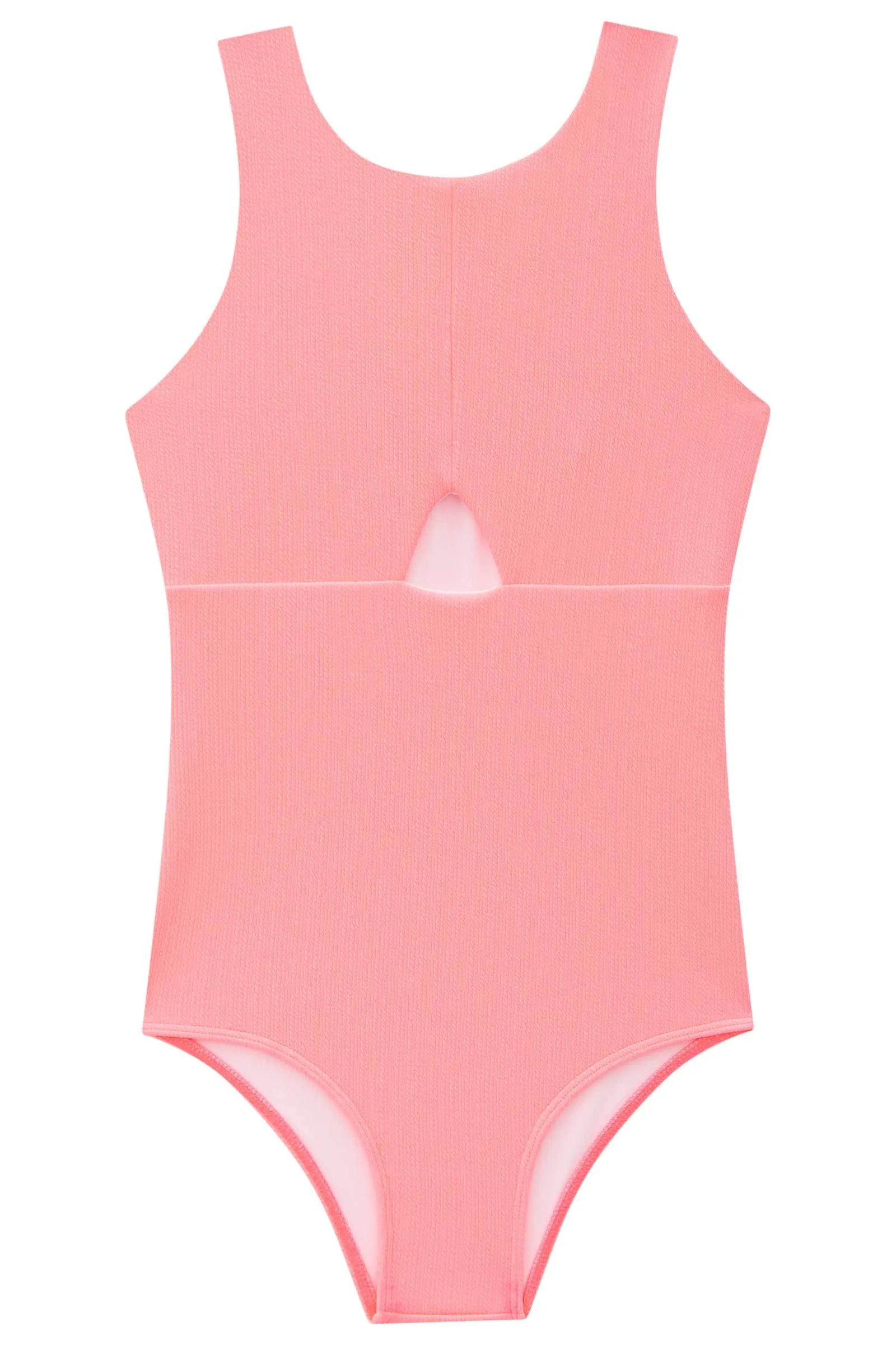 Maiô Cut Out em Malha Jacquard Marina UV Dry 50  74251 Vic&Vicky