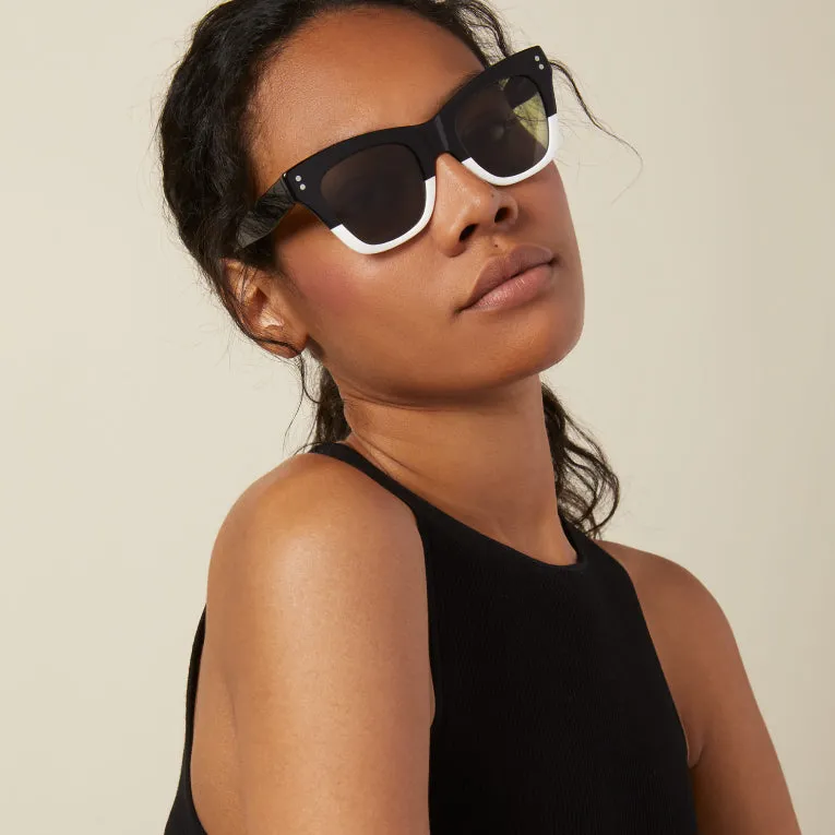 Ness Angular Acetate Sunglasses