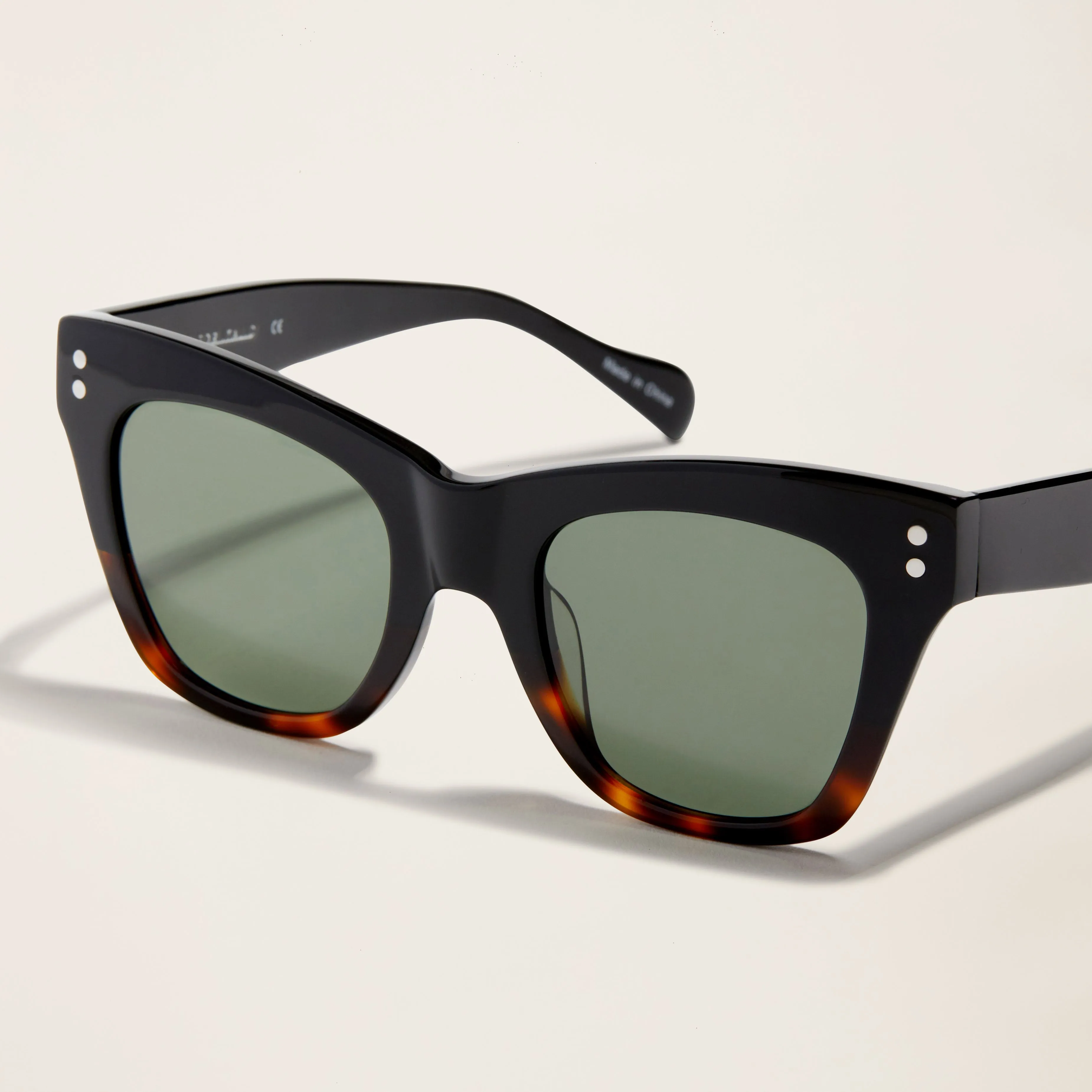 Ness Angular Acetate Sunglasses
