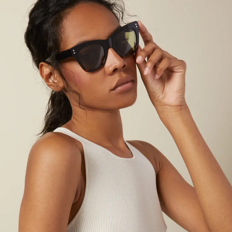 Ness Angular Acetate Sunglasses