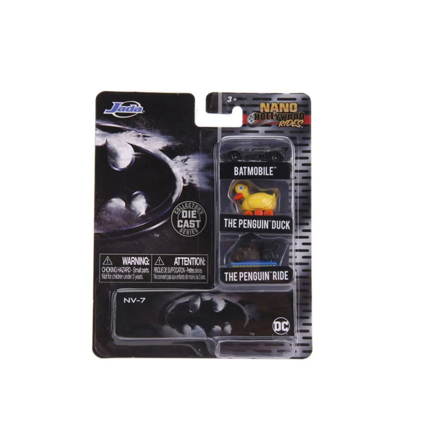 New Arrival Jada Toys Set Vehículo Nano Rides Batmobile & The Penguin Batman Returns