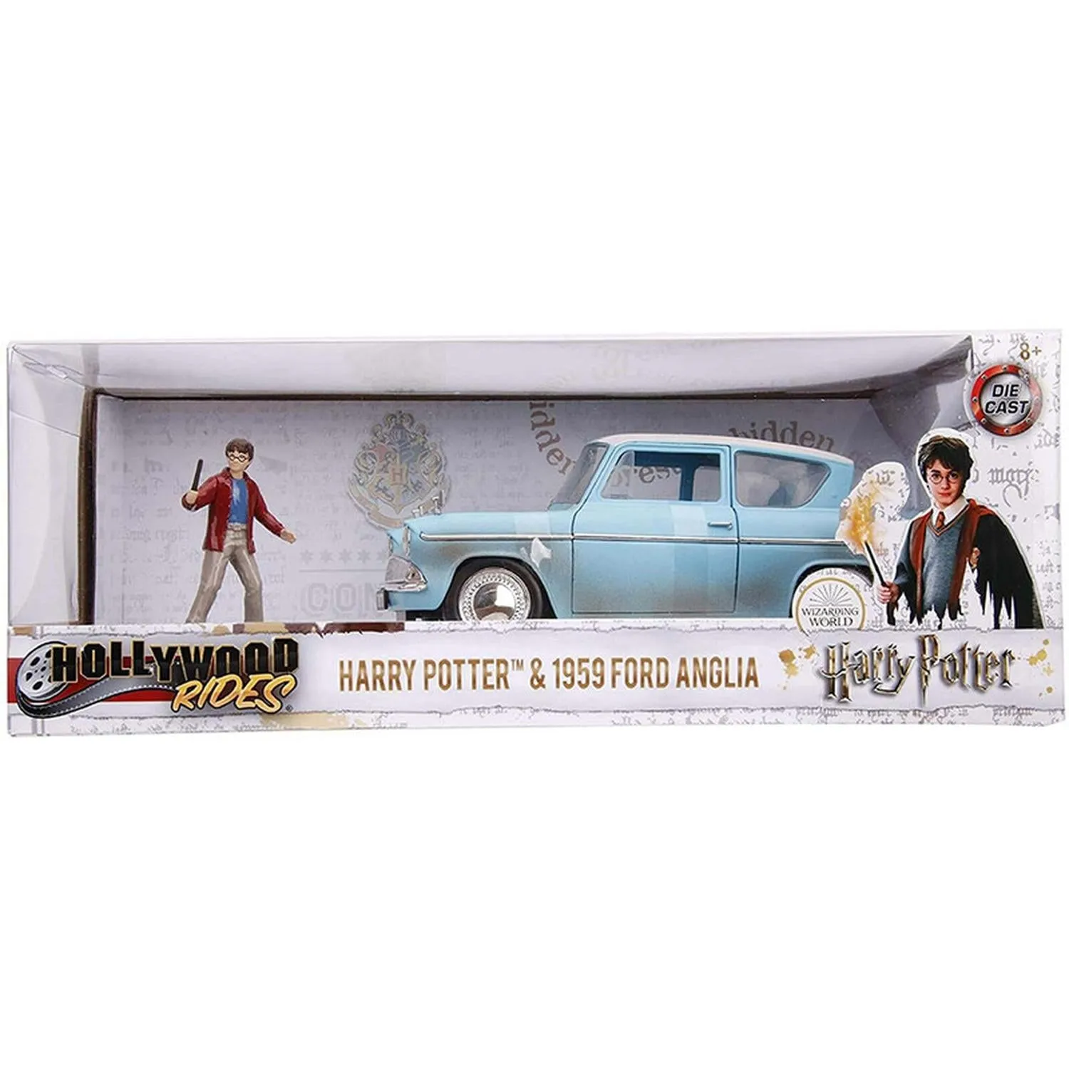 New Arrival Jada Toys Vehículo Harry Potter & 1959 Ford Anglia Escala 1:24 Harry Potter