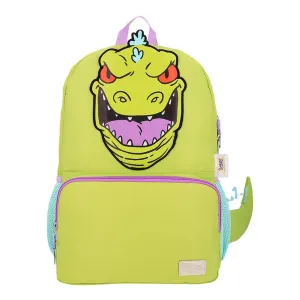 New Arrival Kee Pack Mochila Verde Con Celeste Y Morado Reptar Con Gorro Rugrats