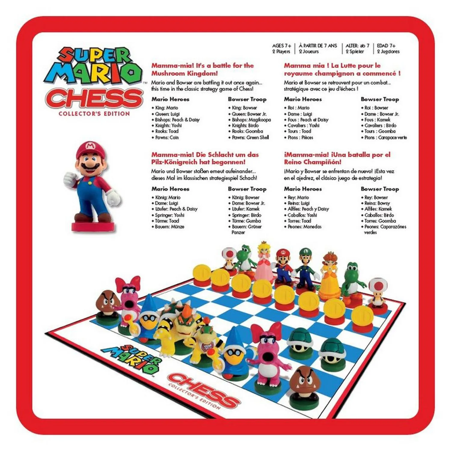 New Arrival Usaopoly Juego De Mesa Ajedrez Mario Bros