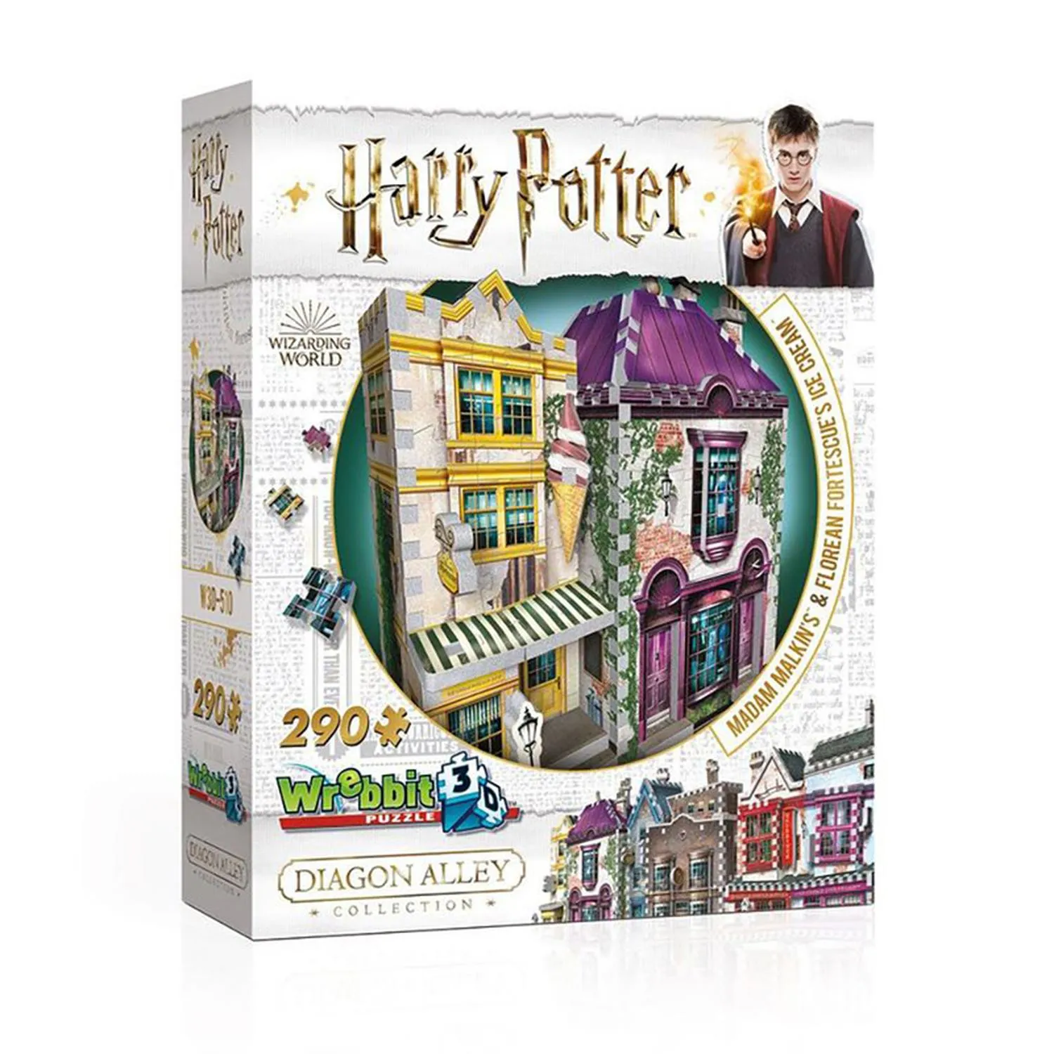 New Arrival Wrebbit Rompecabezas 3D Tienda Madame Malkins 290Pz Harry Potter