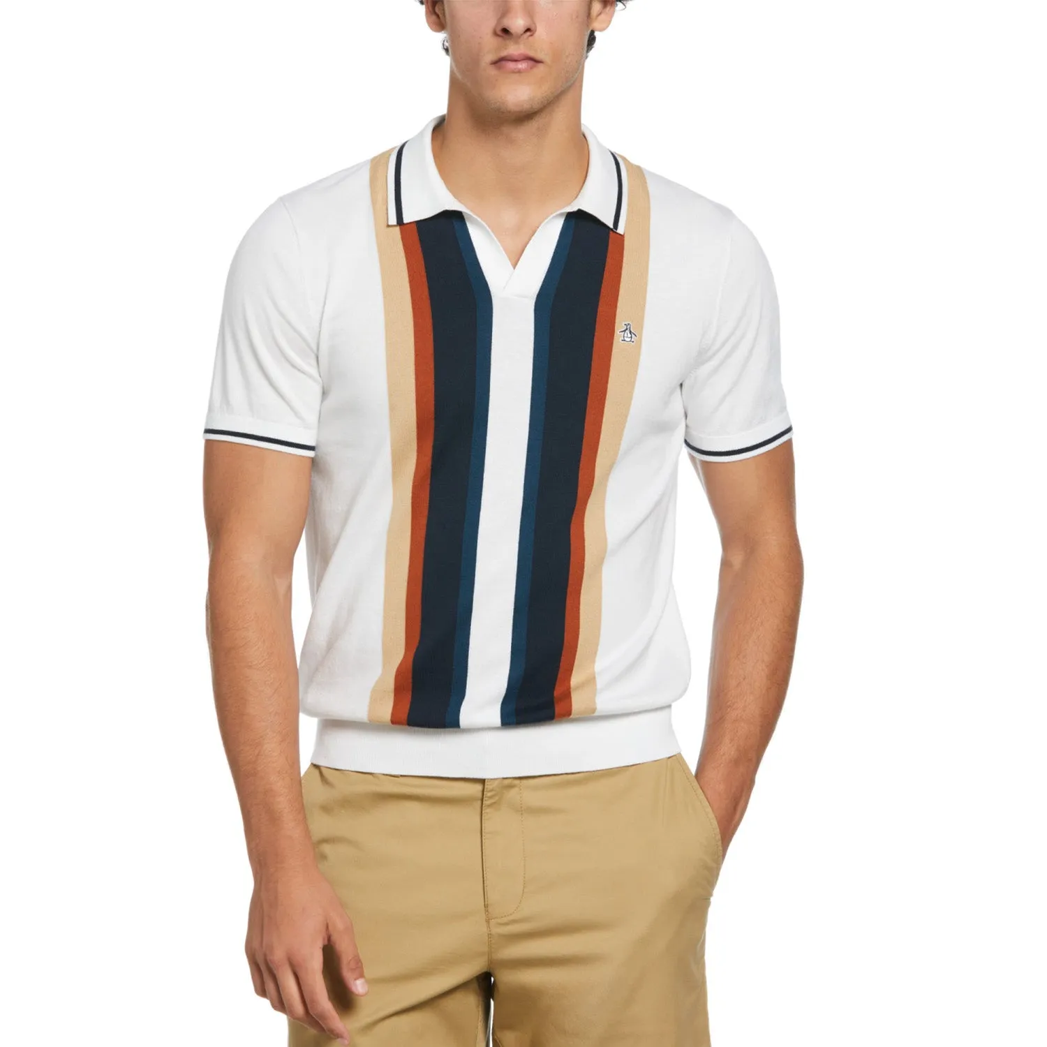 Polo Con Bloque De Color Vertical
