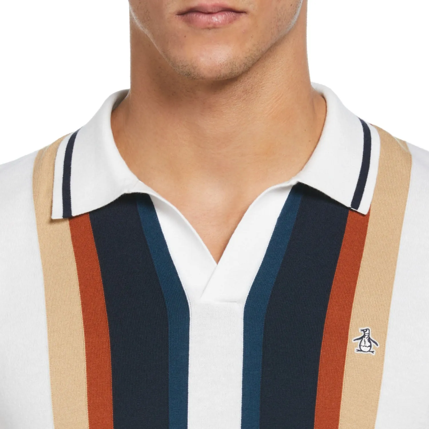 Polo Con Bloque De Color Vertical