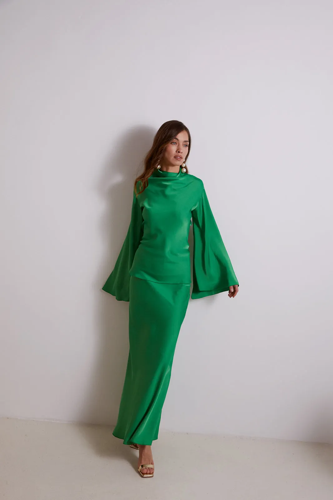 SAIA VERDE COMPRIDA
