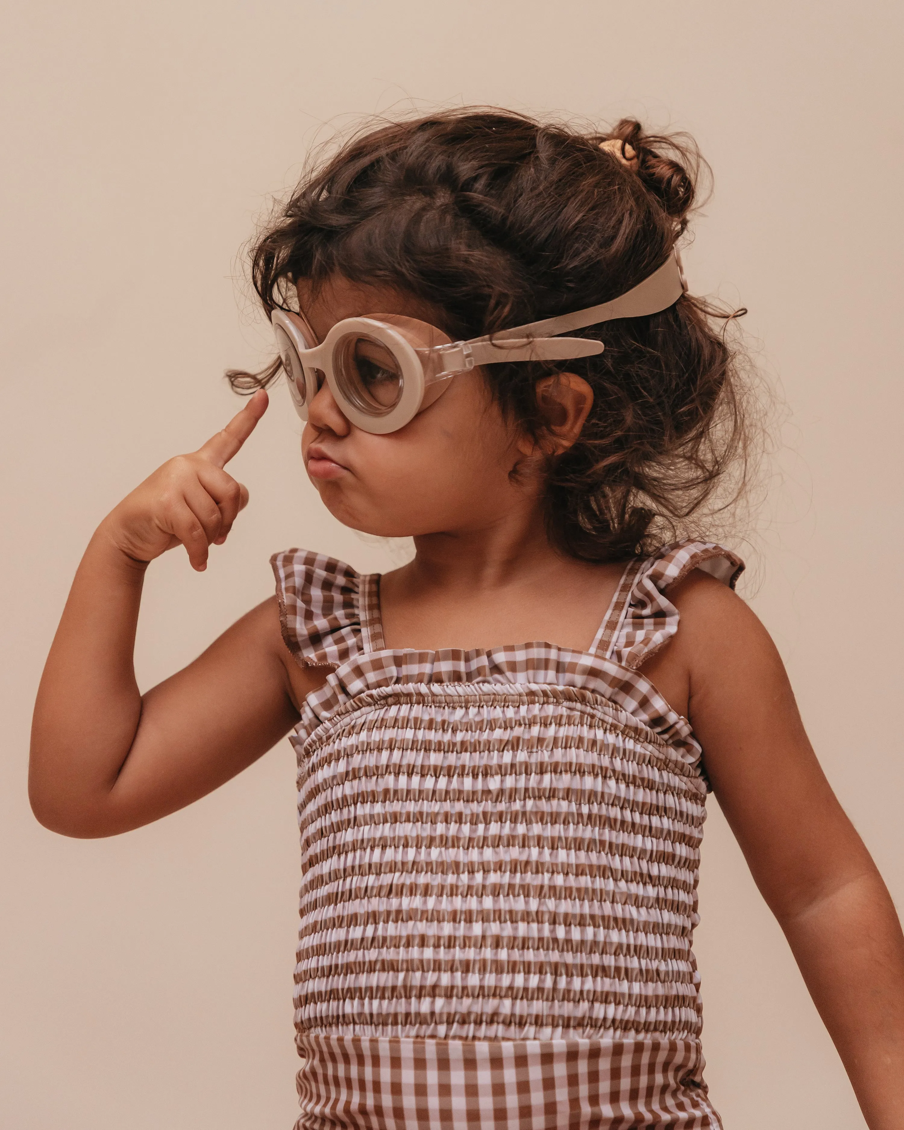 Swiming Goggles - Googlies - Ivory - Smile