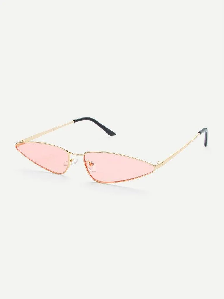 Tined Lens Cat Eye Sunglasses