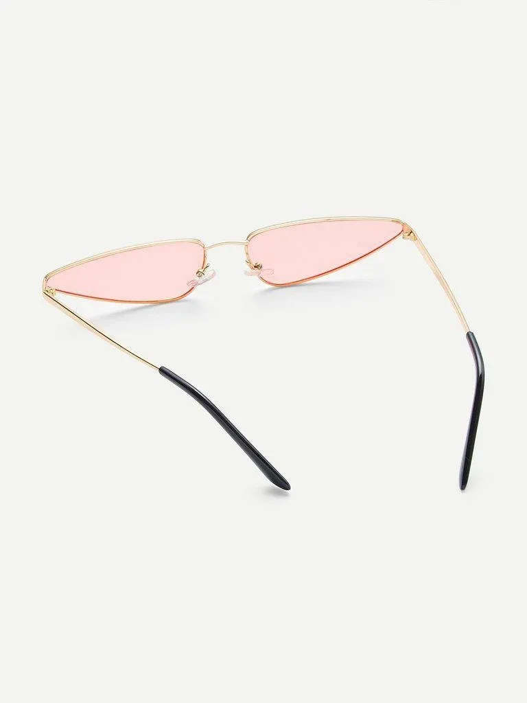 Tined Lens Cat Eye Sunglasses