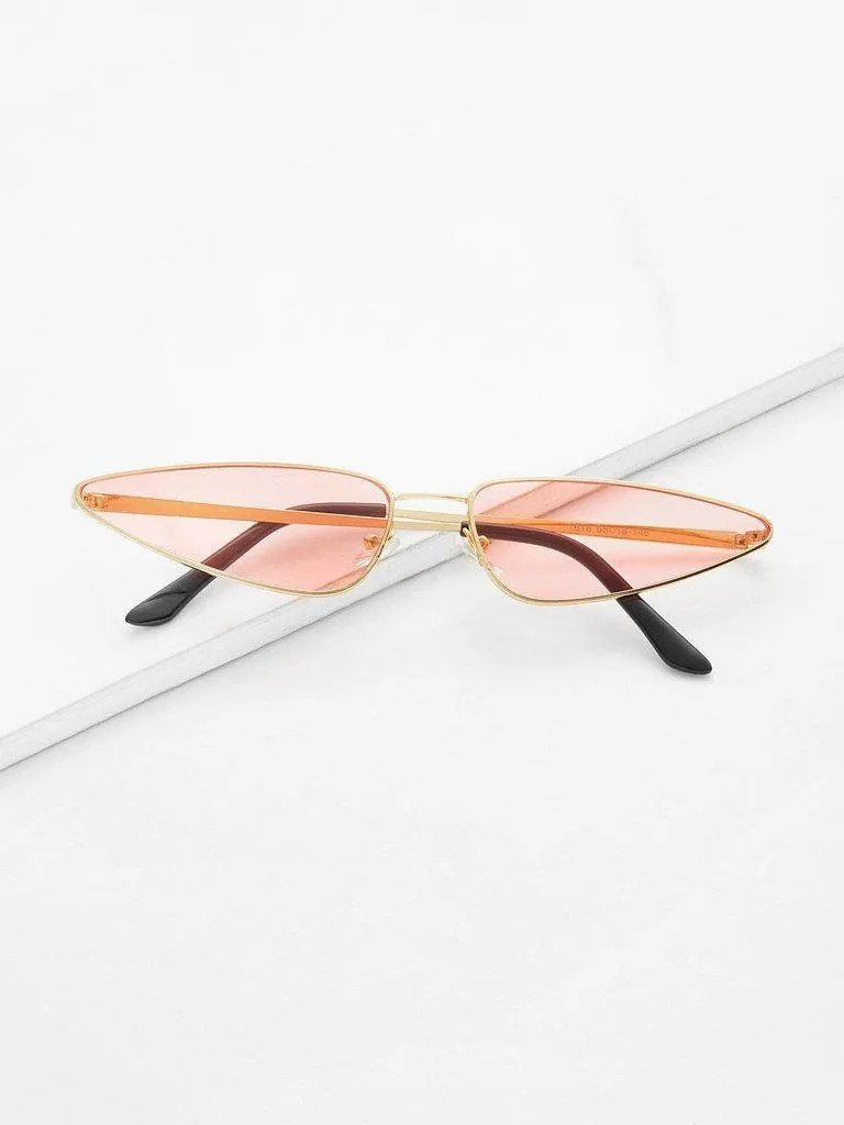 Tined Lens Cat Eye Sunglasses