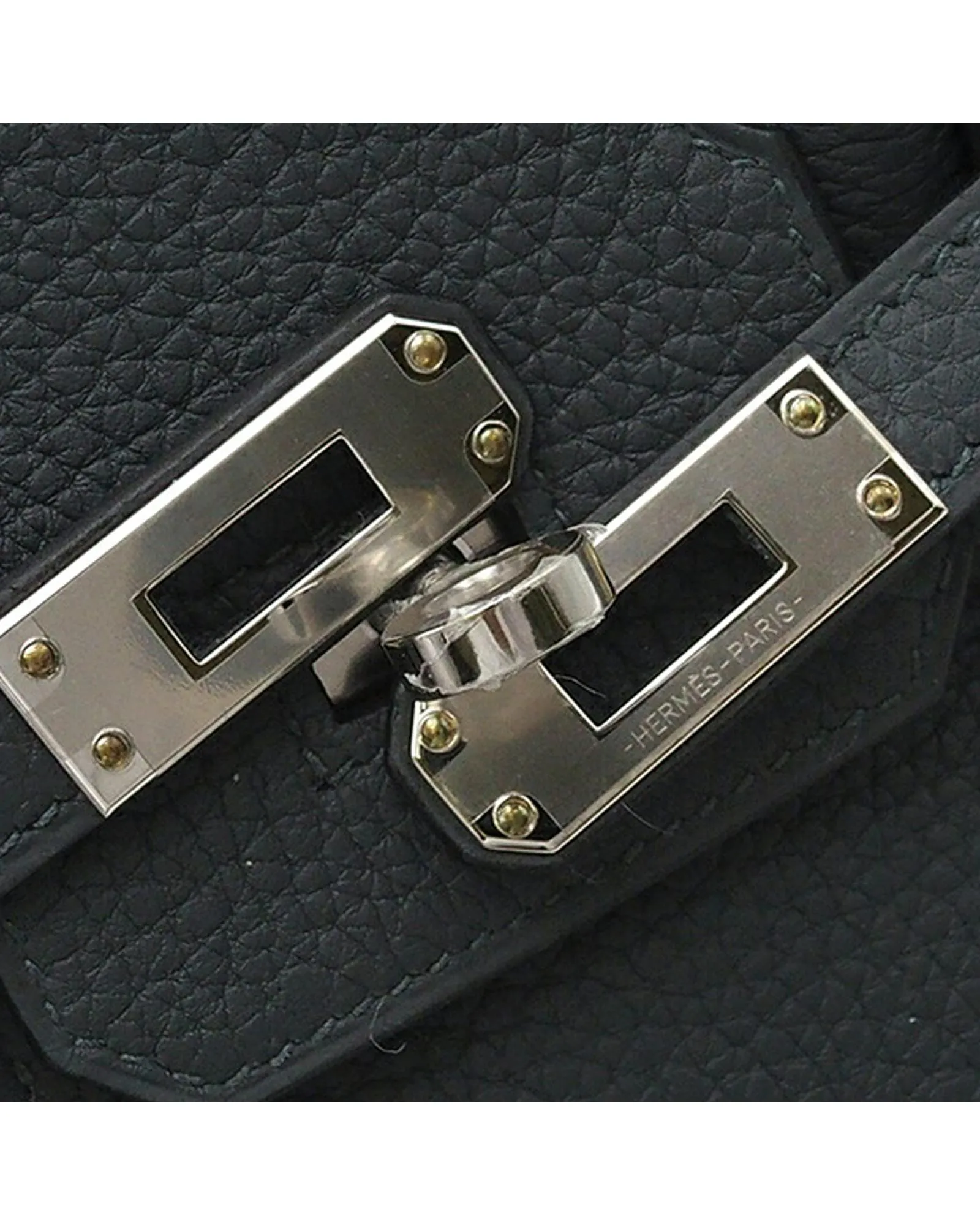 Togo Leather Birkin Retourne with Rolled Handles and Turn-Lock Closure