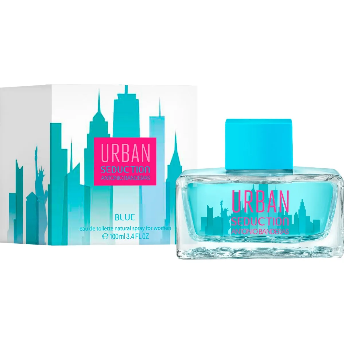 Urban Seduction Blue Edt 100Ml Mujer