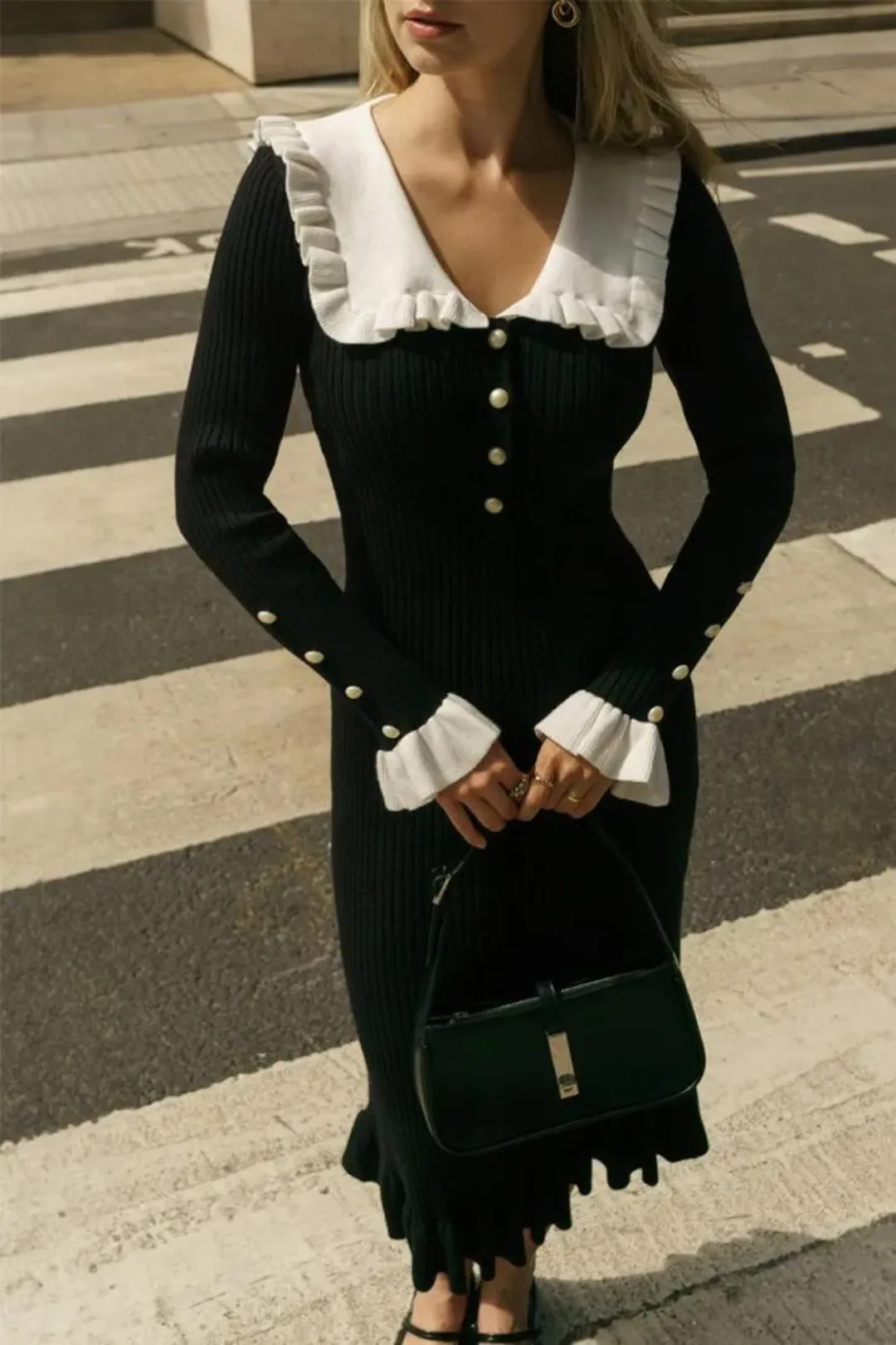 Vestido Midi Modelador Aveludado Para Inverno Modelo Joyce